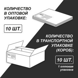 Светоч Тетрадь Шрифты A5 48 л. на скобе 60 г/кв.м , белизна 100 % 10 шт. клетка SVT_481621_05 never look back_т. морская волна