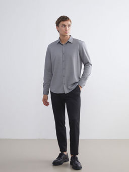 Slim Fit Uzun Kollu Erkek G?mlek