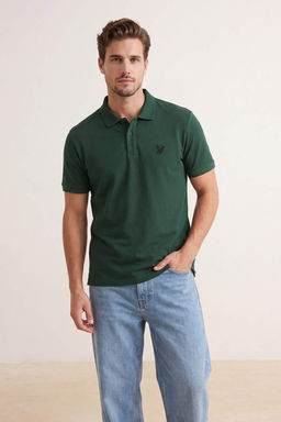 TRENDYOL MAN Gri Regular/Normal Kesim Nak?s Detayl? Polo Yaka T-shirt TMNSS25PO00017 - Trendyolmilla фото 37