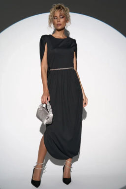 Платье Грация (черный) - Эльза фото 14