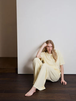 Домашние вафельные брюки из вискозы ZR2603122806-186 / Zarina