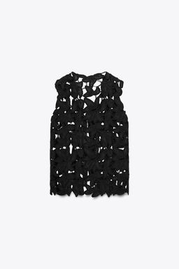 ZW COLLECTION CROCHET WAISTCOAT - Zara фото 3