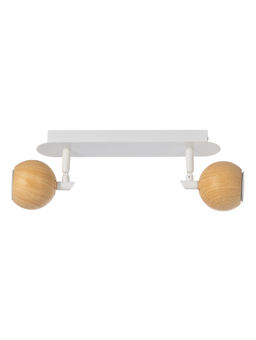 Спот 22000/2, 2x25Вт, GU10, цвет древесный/белый