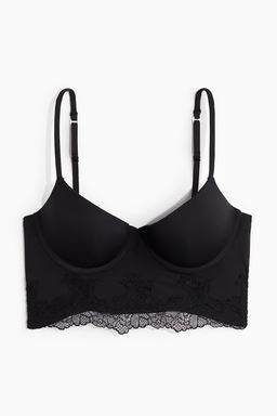 Bustier push-up demi de microfibra - H&m фото 5