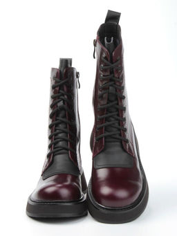 01-C1115-2 VINOUS Ботинки демисезонные женские (натуральная кожа, байка)