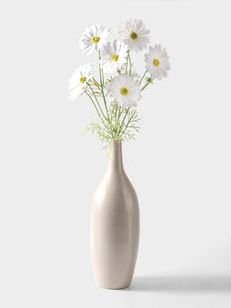 Цветы искусственные "Анемона Аврелия" d-9 см 60 см, белый