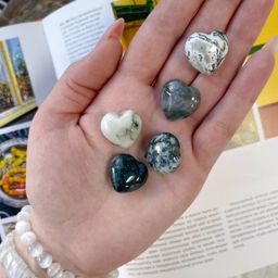 Сердце из Агата мохового