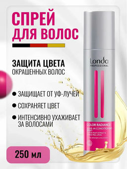-25% Несмываемый спрей-кондиционер для окрашенных волос Color radiance, 250мл Londa - Londa professional фото 2