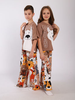 Пижама "Друзья" бежевый