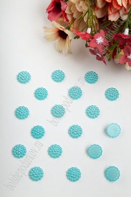 Полубусины декоративные "Серединки" 12 мм*400 гр (SF-427) голубой №98