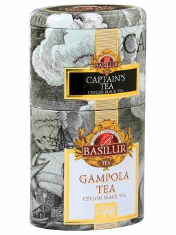 Коллекция Фрукты и цветы/ Капитанский чай/ Гампола / (71981) ЖБ черн. вес 100 г (BASILUR)