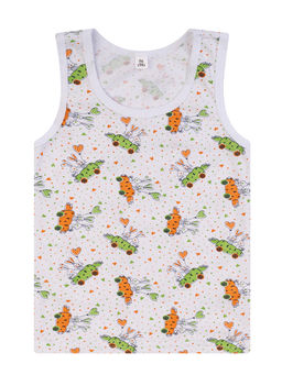 Майка детская белая морковь