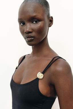 BODY FORNITURA POLIAMIDA / Negro - Zara фото 18