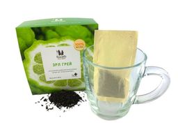 Камлёвъ Черный чай с ароматом бергамота Эрл гей, 48 г (16 саше) - Камлевъ фото 4