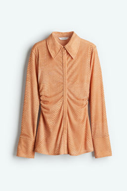 Camisa de malla con frunces - H&m фото 2