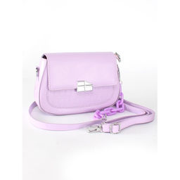 Сумка женская искусственная кожа Ch&K-8630, 1отд, плечевой ремень, сирень SALE 255074