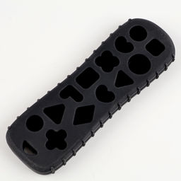 Прорезыватель для зубов «Пульт от телевизора», силиконовый, чёрный