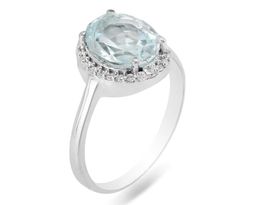 Кольцо из серебра топаз, Даллас