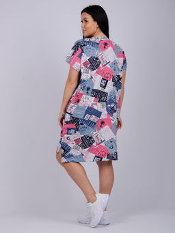 Туника "Блеск" розовая, трикотаж