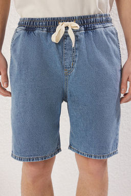 TRENDYOL MAN Mavi Regular Fit Kot Sort TMNSS25SR00032 - Trendyolmilla фото 2