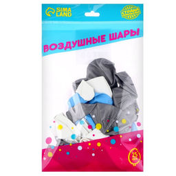 Воздушный шар латексный 12" «Люблю тебя», мишки, 25 шт.