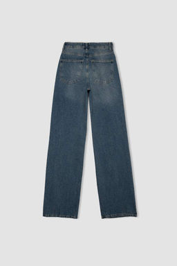 Широкие джинсовые брюки Relax Fit - Defacto фото 3