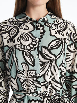 Desenli Oversize Kad?n G?mlek Tunik