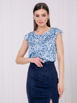 02-1272 Блуза - Вишня фото 2