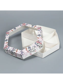 Цена за 5 шт. Коробка складная For you, 23 23 4 см - Дарите счастье фото 3