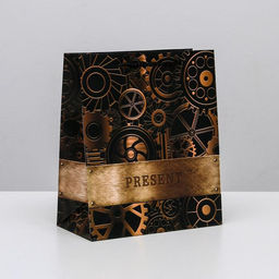 Пакет ламинированный вертикальный Steel, ML 23 27 11,5 см