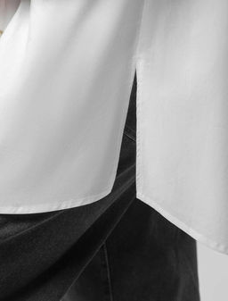 Блузка over-size из премиального хлопка-вуали - Vilatte фото 14