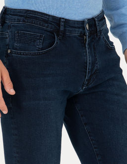 Lacivert Slim Fit Jean Pantolon - Pierre cardin фото 5