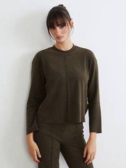 Bisiklet Yaka Kad?n ?nce Kazak