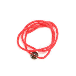 Браслет красная шерстяная нить с камнем Раухтопаз камень способный материализовать желания и мечты - Сандаловый дом фото 2