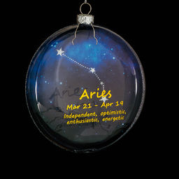 Цена за 12 шт. Украшение ErichKrause Decor Овен медальон 10см, стекло