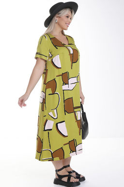 Платье П-2230/2 Цвет:оливковый - Леди агата фото 5