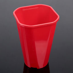 Цена за 2 шт. Горшок для цветов «Роза», 2 л, d=14 см, красный