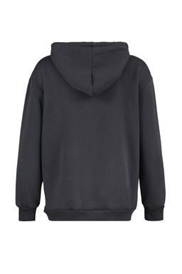 TRENDYOLMILLA Bej Kal?n Ici Polarl? Kanguru Cepli Kapusonlu Boyfriend/Genis Kal?p Orme Sweatshirt TWOAW20SW0525 фото 13