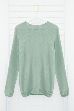 TRENDYOL MAN Kiremit Slim Fit Dar Kesim Bisiklet Yaka Reglan Kol Basic Triko Kazak TMNAW25KZ00000 - Trendyolmilla фото 14