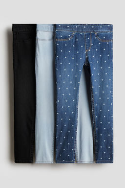 Pack de 3 jeggings vaqueros