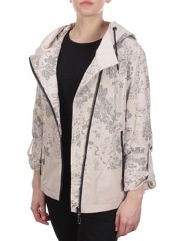 F3938 BEIGE Ветровка женская CO-COCOPINE (85% хлопок, 15% полиэстер) - Фабричный китай фото 7