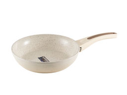 0428 GIPFEL Сковорода SONRIZO 24см из кованого алюминия с индукционным дном, с 3-слойным антипригарным мраморным покрытием Excilon Marble, c бакелитовой ручкой с покрытием Soft Touch. Толщина: 2,0/4,0мм