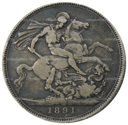1 крона 1891 года Великобритания