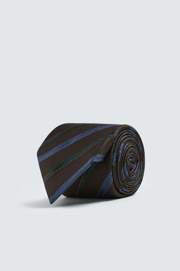 100% SILK STRIPED TIE LIMITED EDITION