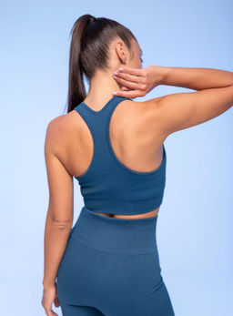 PELICAN, майка-топ спортивная женская, Морская волна фото 4