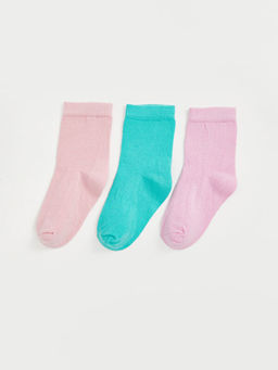 Basic K?z Bebek Soket ?orap 3l?