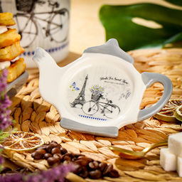 Подставка для чайных пакетиков, доломит, фигурная, Daniks, Прованс (419425)