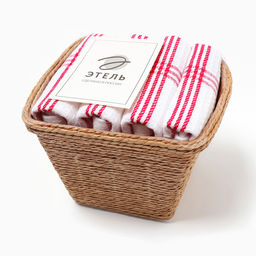 Набор декоративных салфеток «Этель» Red, 30×30 см, 4 шт., 100% хлопок