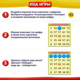 Настольная игра на развитие логики и счёта Бинго маниЯ, 35 двусторонних карточек - Лас играс kids фото 12