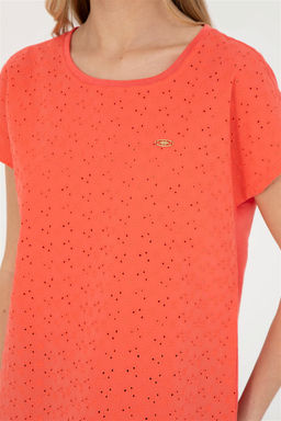 Женская футболка с цветком граната - U.s. polo assn фото 7